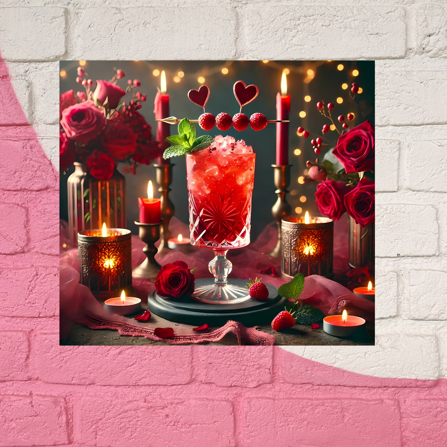 Valentine Cocktail Menu Photography Digital Download Restaurant Bar Menu Design Photo Social Media Marketing